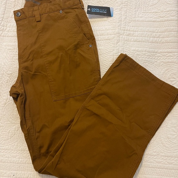 Duluth Trading Co Women's Brown Cargo Jeans - Picture 1 of 3